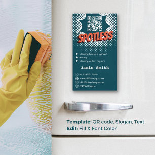 Spoelloses Blau: Kundenspezifische Reinigung von H Magnetische Visitenkarte