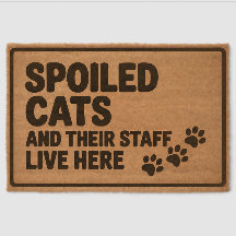 Spoiled Katzen und ihre Mitarbeiter leben hier - F