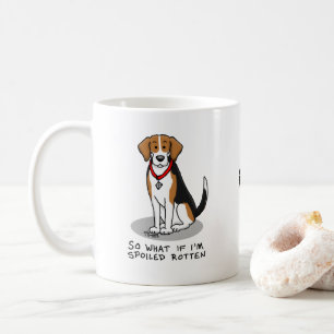 Spoiled Rotten Beagle (Trikolon 3) Hund Funny Kaffeetasse