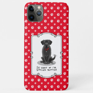 Spoiled Rotten Black Lab Labrador Retriever Dog Case-Mate iPhone Hülle