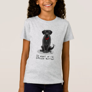 Spoiled Rotten Black Lab Labrador Retriever Dog T-Shirt