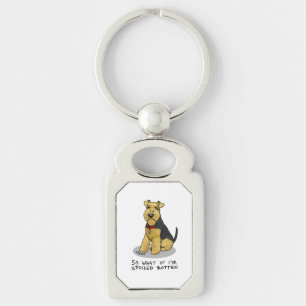 Spoiled Rotten Welsh Terrier Dog - Niedlich Schlüsselanhänger