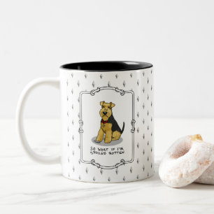 Spoiled Rotten Welsh Terrier Dog - Niedlich Zweifarbige Tasse