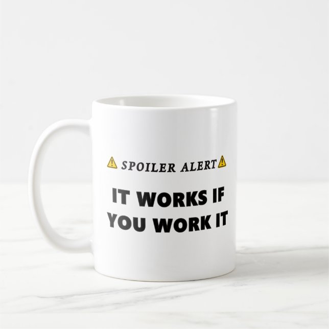 Spoilerwarnung Es funktioniert ein tolles Erholung Kaffeetasse (Links)