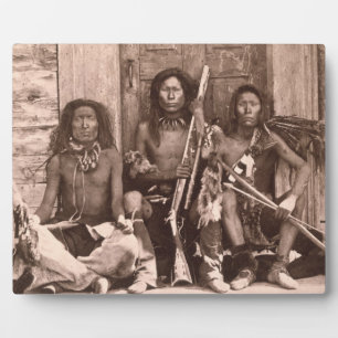 Spokane-Amerikanische Ureinwohner, 1861 (b/w-Foto) Fotoplatte