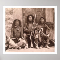 Spokane-Amerikanische Ureinwohner, 1861 (b/w-Foto)
