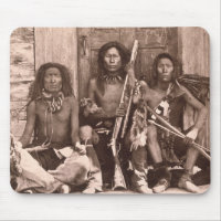 Spokane-amerikanischer Ureinwohner, 1861 (b/w