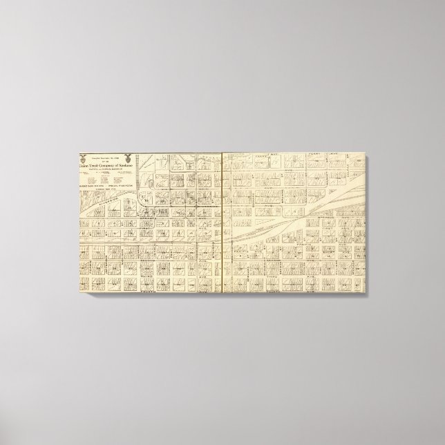 Spokane Leinwanddruck (Vorderseite)