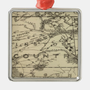 Spokane Ornament Aus Metall