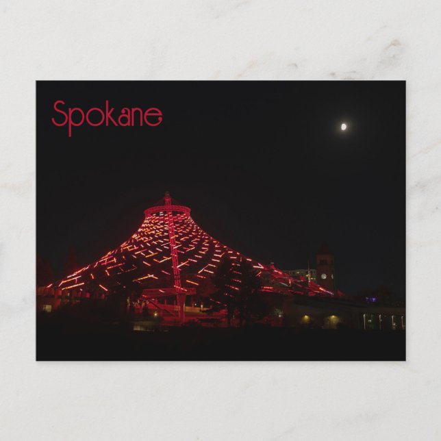 Spokane Pavilion Riverfront Park Spokane WA Postkarte (Vorderseite)