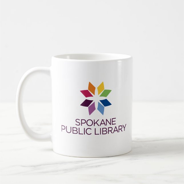 Spokane Public Library-Tasse Kaffeetasse (Links)