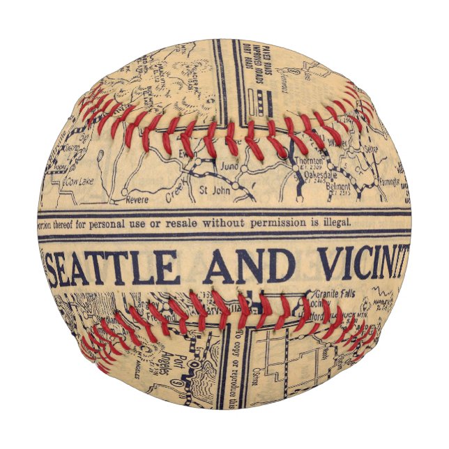 Spokane, Seattle Baseball (Vorderseite)