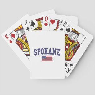 Spokane US-Flagge Spielkarten