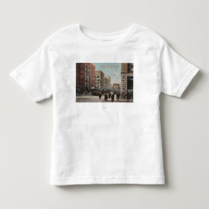 Spokane, WA - Ansicht von Flussufer-Allee. U. Kleinkind T-shirt