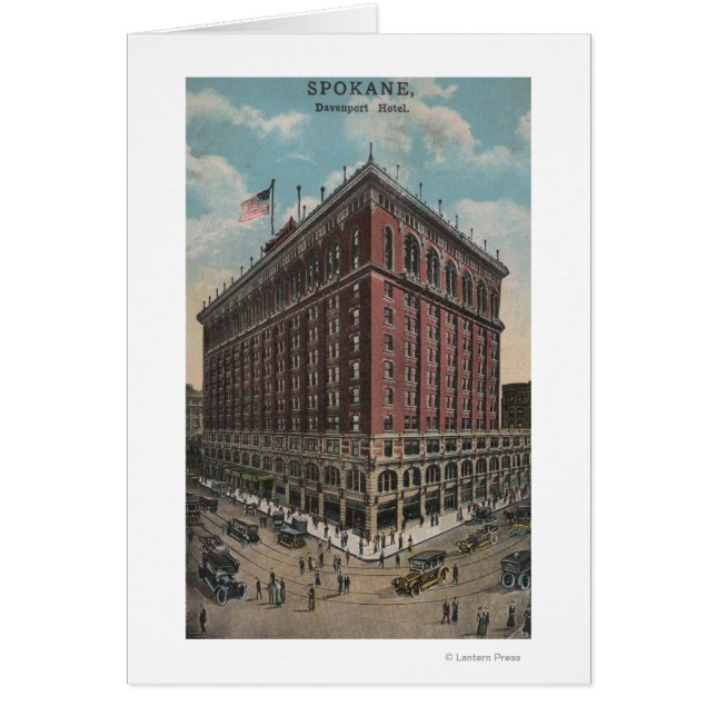 Spokane, WA - Aussicht auf das Hotel Davenport (Vorne)