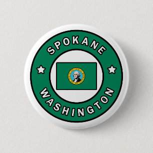 Spokane Washington Button