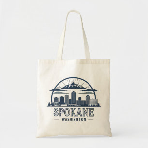 Spokane Washington DC Skyline Tragetasche