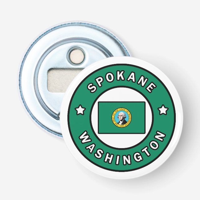 Spokane Washington Flaschenöffner (Vorderseite)