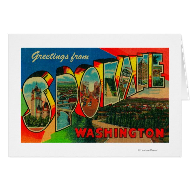 Spokane, Washington - Große Briefmarkenszenen 2 (Vorderseite (Horizontal))