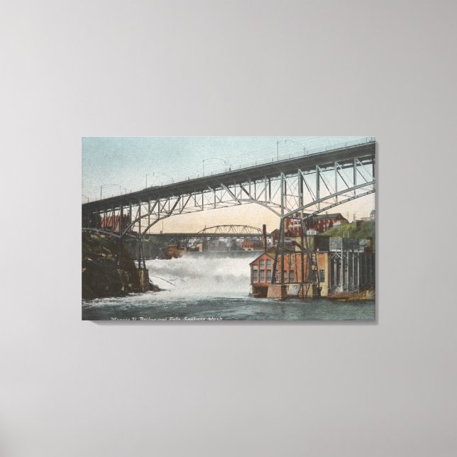 Spokane, Washington - Monroe Street Leinwanddruck (Vorderseite)