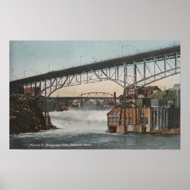 Spokane, Washington - Monroe Street Poster (Vorne)