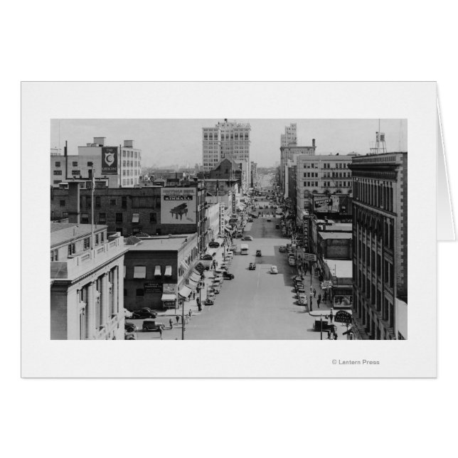 Spokane, Washington - Riverside Avenue (Vorderseite (Horizontal))