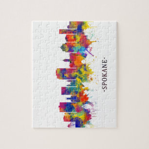 Spokane Washington Skyline Puzzle