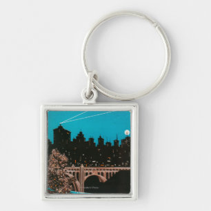 Spokane-Werbeplakat #1Spokane, WA Schlüsselanhänger