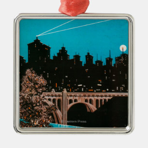 Spokane-Werbungs-Plakat #1Spokane, WA Ornament Aus Metall