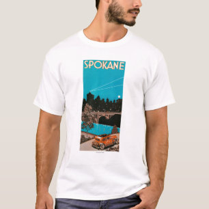 Spokane-Werbungs-Plakat #1Spokane, WA T-Shirt