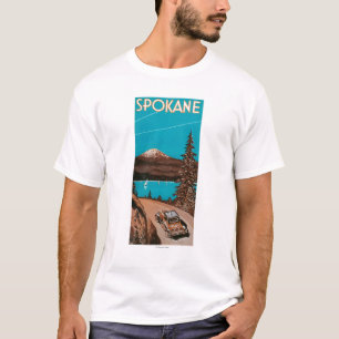 Spokane-Werbungs-Plakat #2Spokane, WA T-Shirt