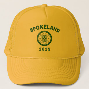 Spokeland Oakland Cycling Californian Cyclist Truckerkappe