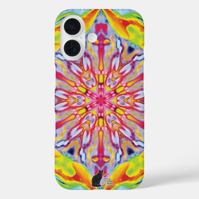 Spokes Kaleidoscope Case-Mate iPhone Hülle (Rückseite)