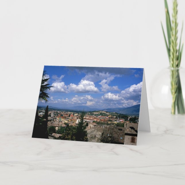 Spoleto Umbria Italien Dankeskarte (Vorderseite)