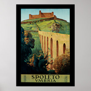 Spoleto - Umbrien Poster