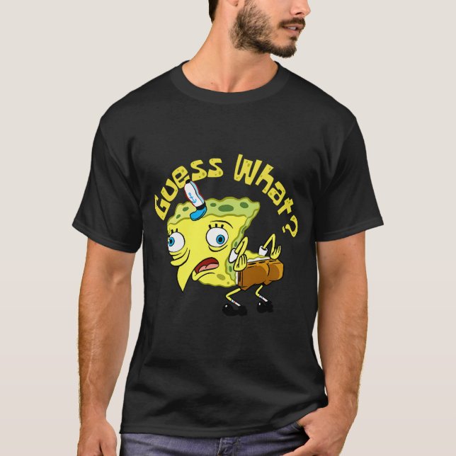 Spongebob Chicken Butt Meme T-Shirt (Vorderseite)