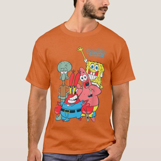 Spongebob Squarepants Classic Friends girl T-Shirt (Vorderseite)