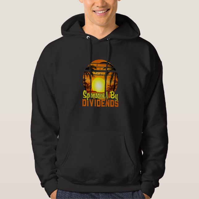 Sponsoring durch Dividendenbörsenhändler Hoodie (Vorderseite)