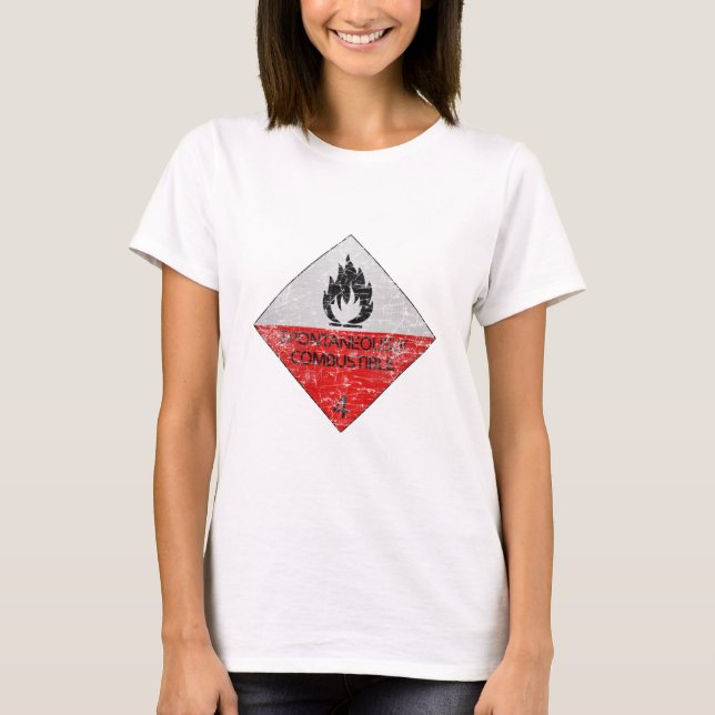 Spontan verbrannt T-Shirt (Vorderseite)
