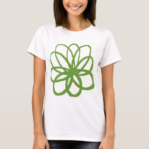 Spontane Blume - Avocado Green T-Shirt