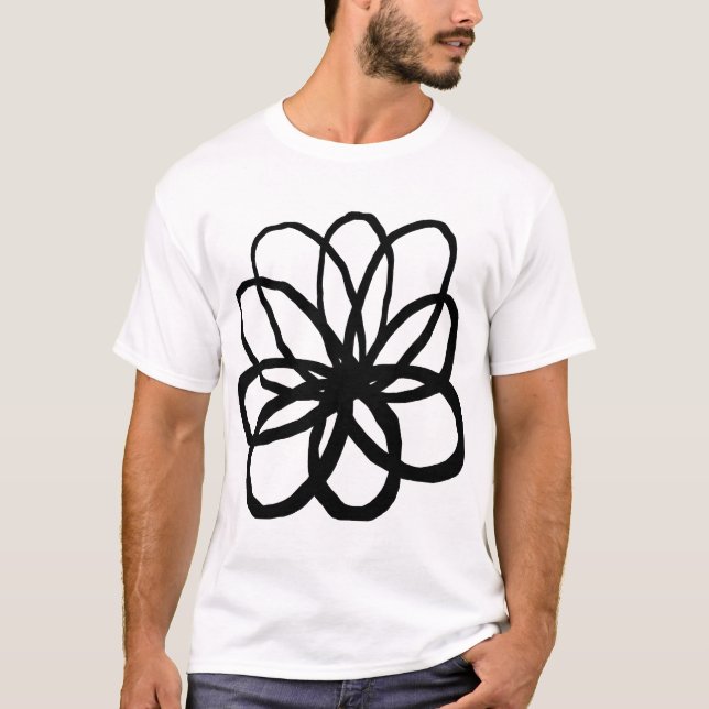 Spontane Blume T-Shirt (Vorderseite)