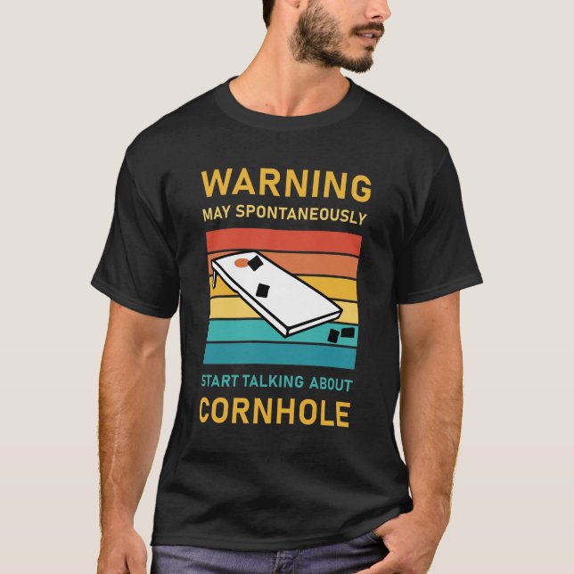 Spontane Gespräche über Cornhole T-Shirt (Vorderseite)