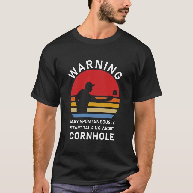 Spontane Gespräche über Cornhole T-Shirt (Vorderseite)