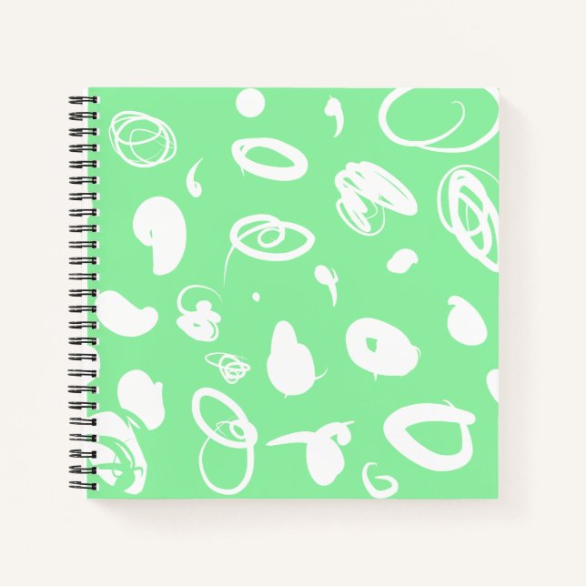 Spontanes Design SpiralNotebook Notizbuch (Vorderseite)