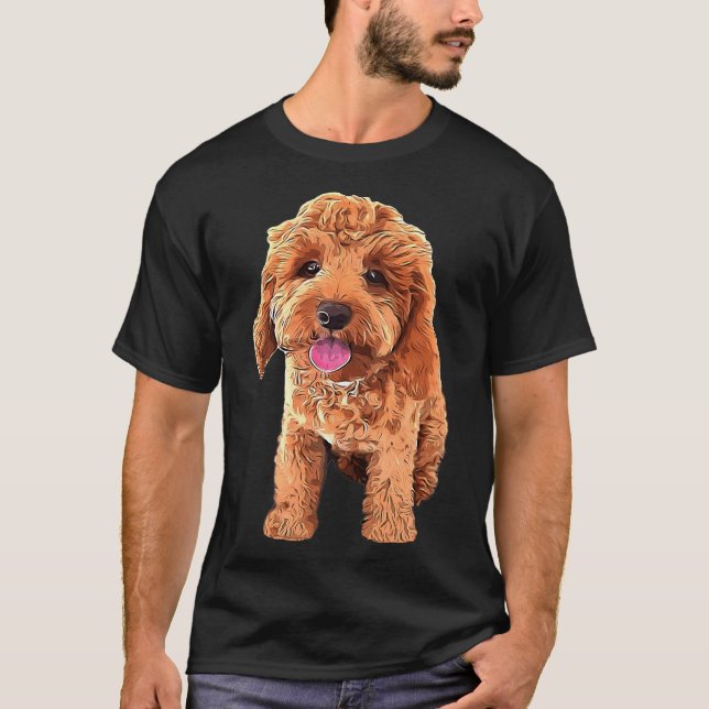 Spoodle Cockapoo Cavapoo Golden Doodle Beauty T-Shirt (Vorderseite)