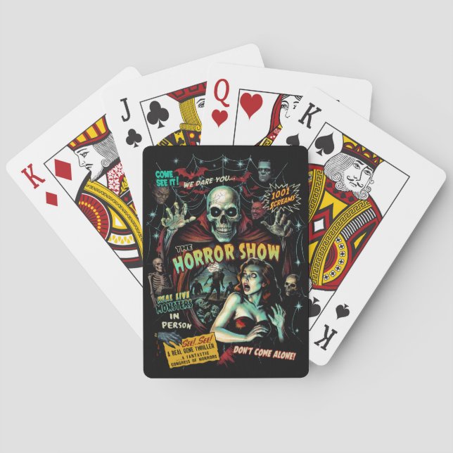 Spook Show Horror Playing Cards Spielkarten (Rückseite)