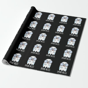 Spook-tacles Lustiger Geist-Wortspiel Dunkler Hint Geschenkpapier