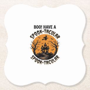 Spook-Tacular Halloween Spukhaus Vintage-Shirt Untersetzer