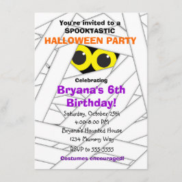 Spookable Mama Kids Halloween-Party Einladungen