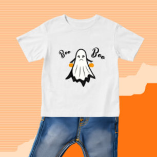 Spooker Geist mit Kürbis Baby T-shirt